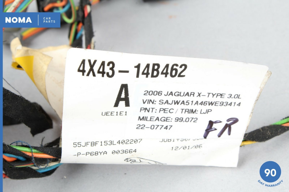 05-08 Jaguar X-Type X400 Front Right Passenger Seat Occupancy Weight Harness OEM - photo 8