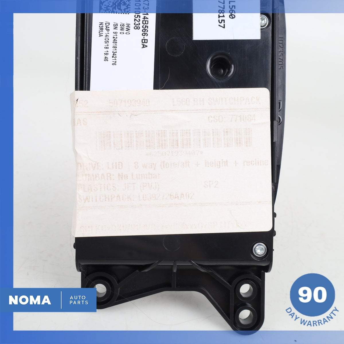 Range Rover L560 Velar Front Right Side Seat Adjustment Switch OEM - photo 9