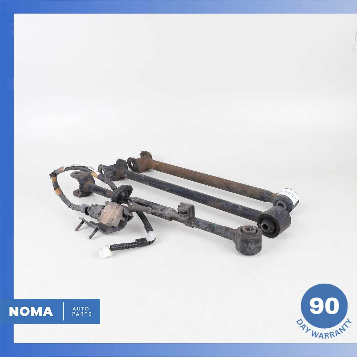 04-08 Lexus MHU33 RX400h Rear Right Control Arm Set w/ Height Sensor OEM - photo 2