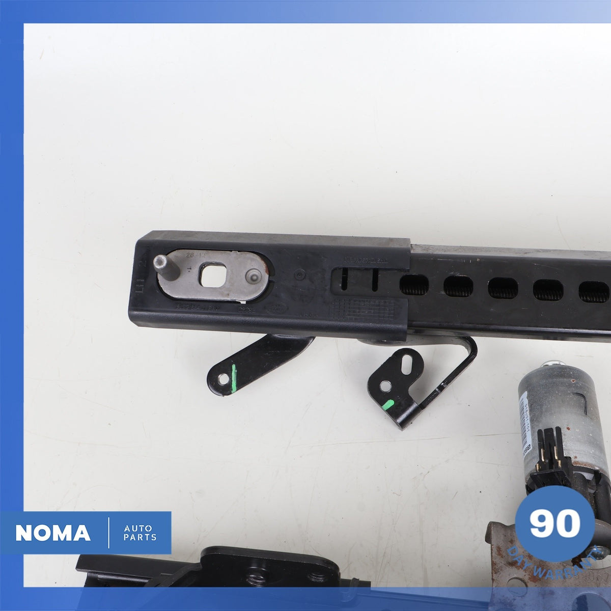12-17 Range Rover Evoque L538 Front Left Side Seat Rail Motor Set w/ Buckle OEM - photo 2