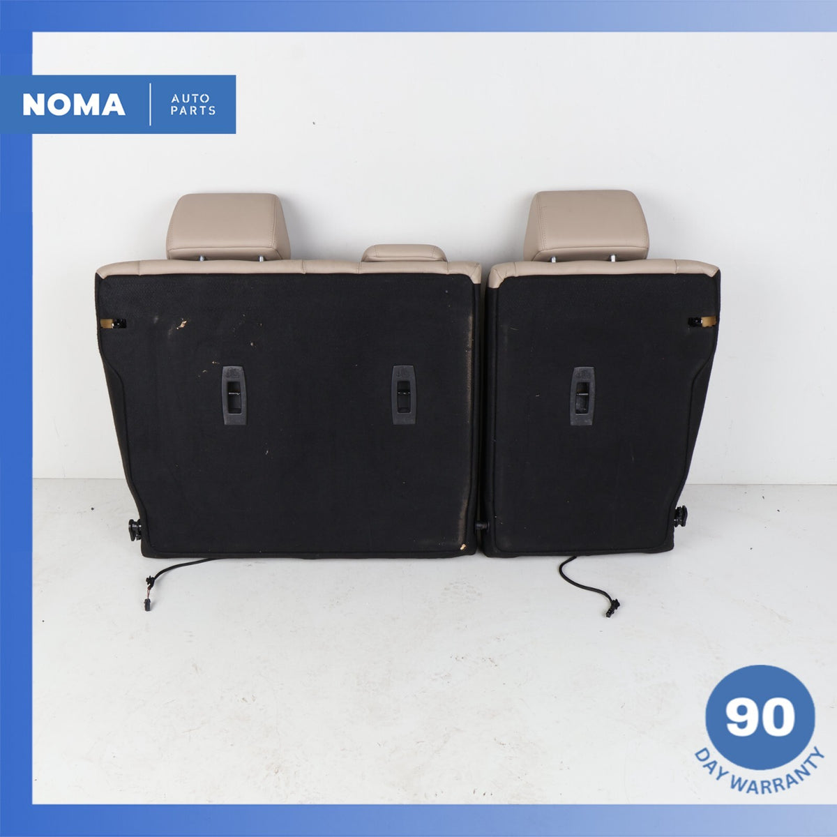 12-15 Range Rover Evoque L538 Rear Left & Right Upper Seat Cushion Set Beige OEM - photo 10