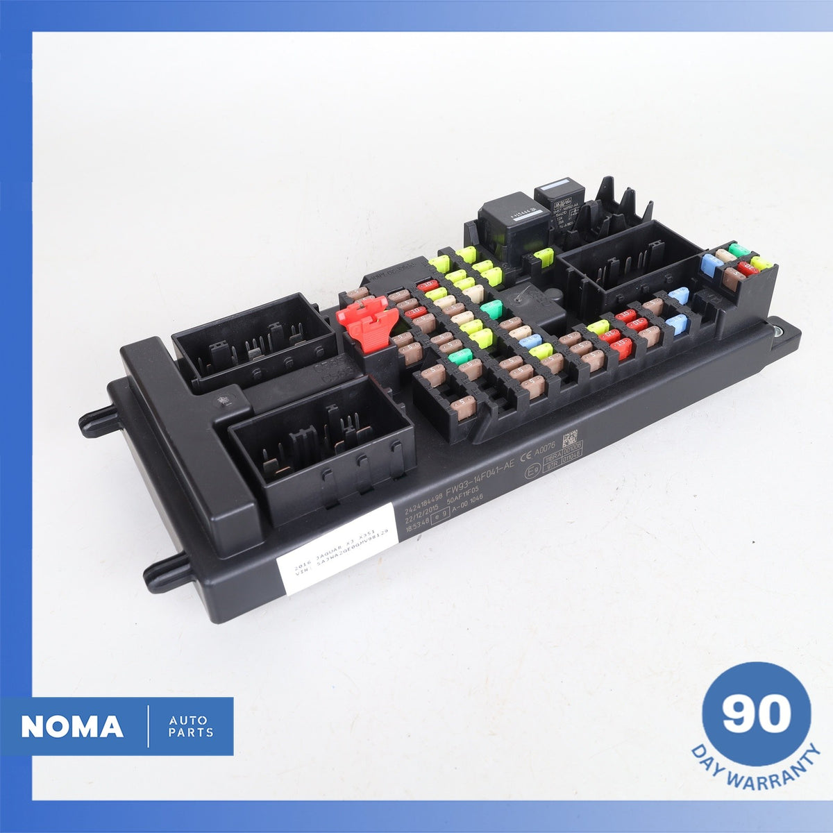 16-19 Jaguar X351 XJ XJR BCM Body Control Module Fuse Relay Box OEM 71k - photo 2