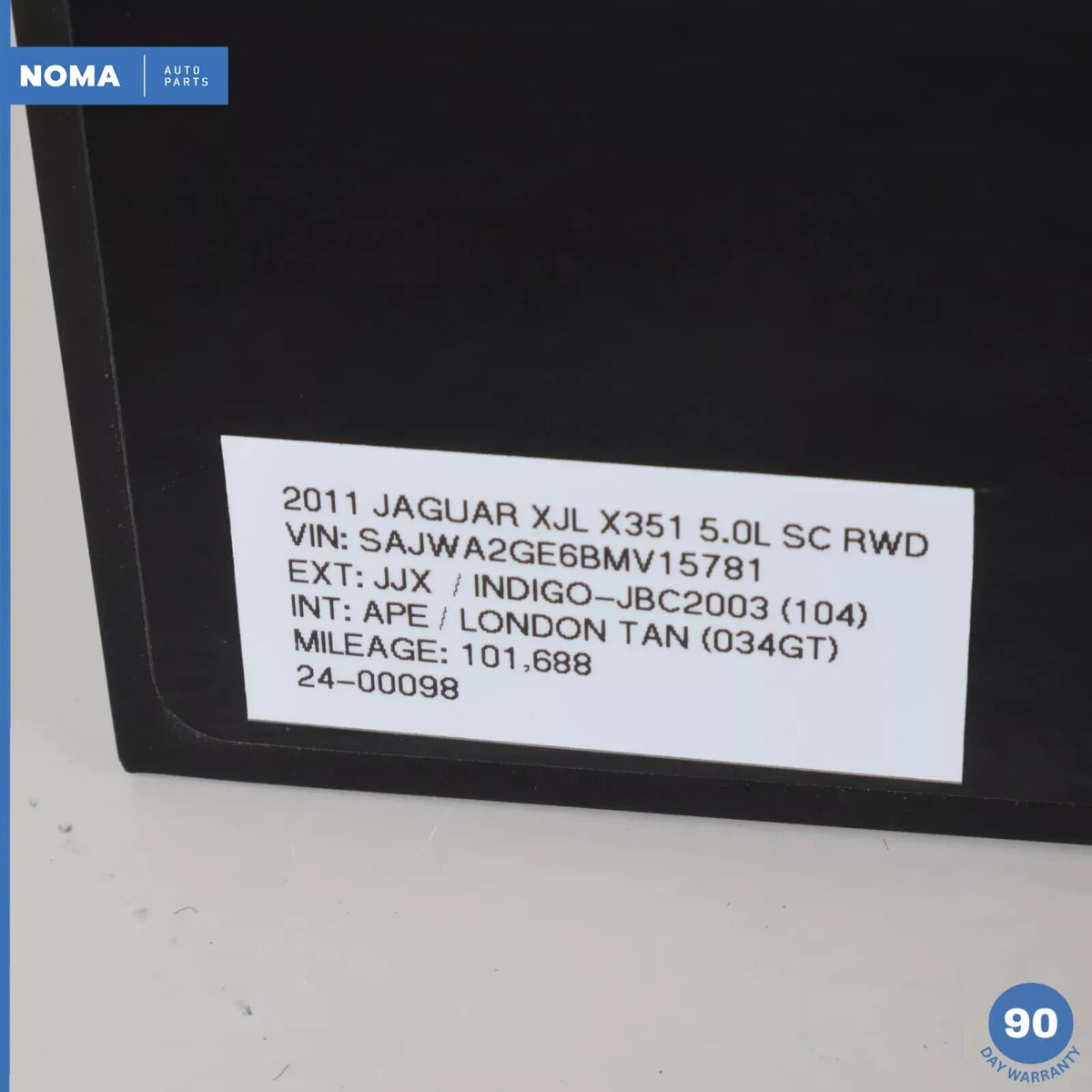 10-19 Jaguar X351 XJL XJR Center Panoramic Pano Sunroof Sun Roof Glass OEM - photo 14