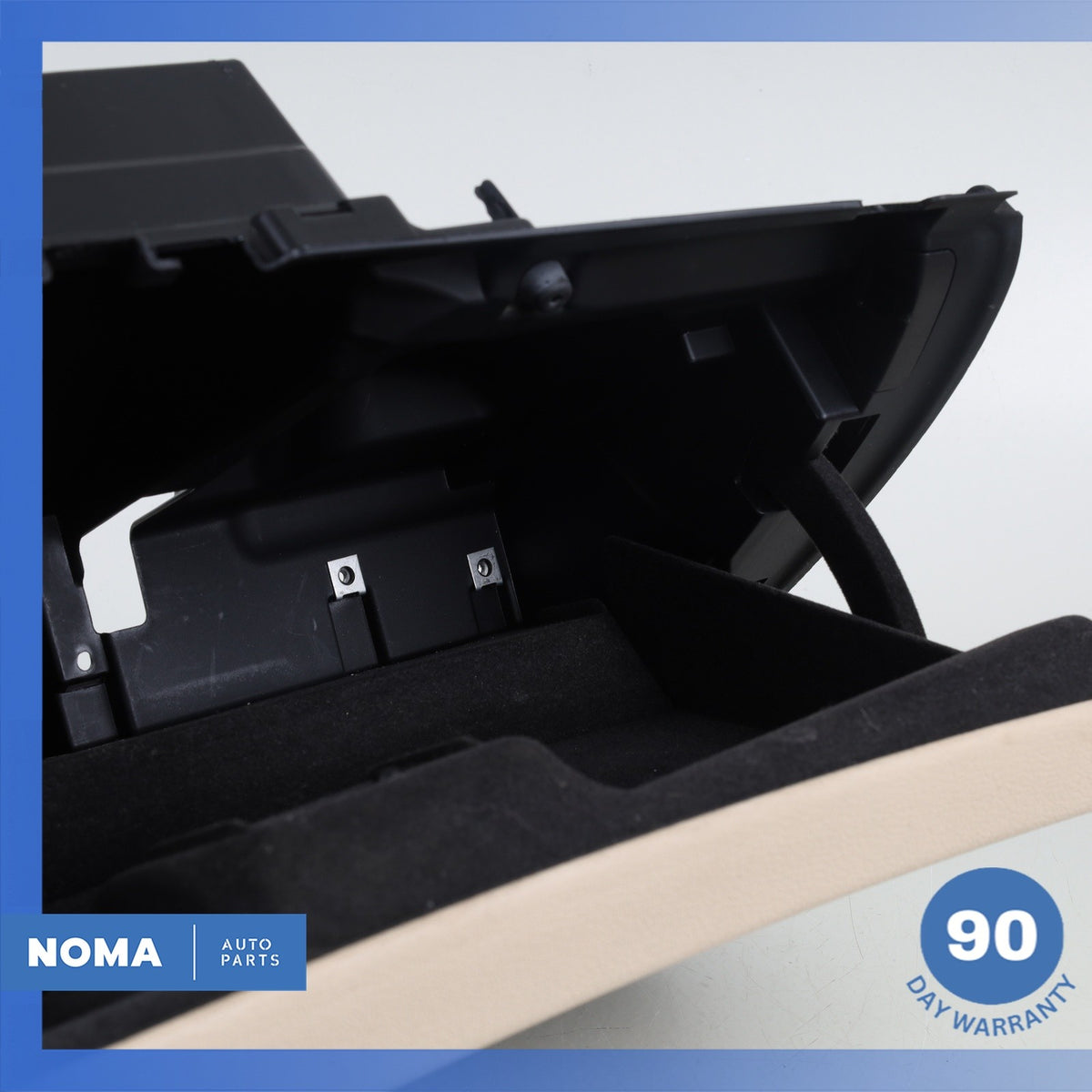 BMW E89 Z4 Right Dashboard Glovebox Glove Box Storage Compartment Beige OEM - photo 7