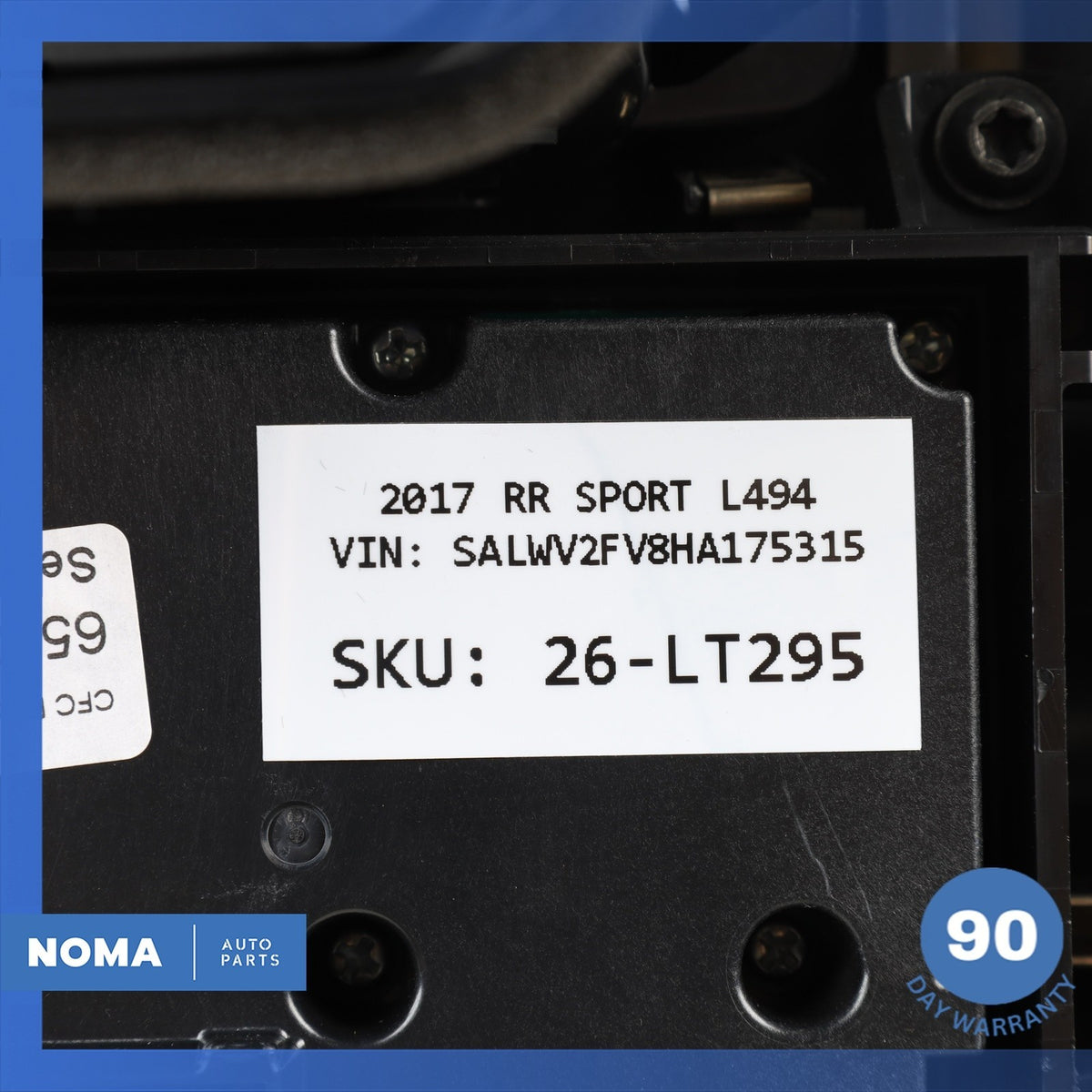 14-17 LR Range Rover Sport L494 L405 Rear AC Heater Climate Control Switch OEM - photo 19