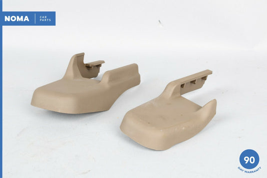 03-08 Jaguar S-Type X204 Front Left Seat Rail Catch Cover Trim Set of 2 AMB OEM - photo 1