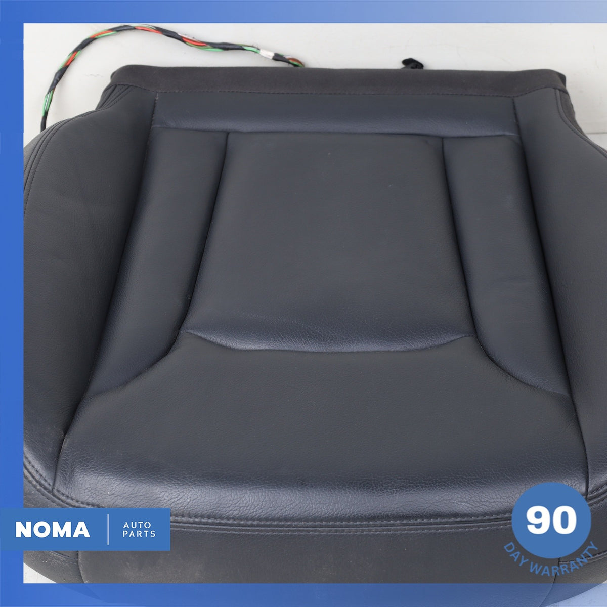 17-19 Audi 4M Q7 SQ7 Front Right Lower Seat Cushion Black OEM - photo 10