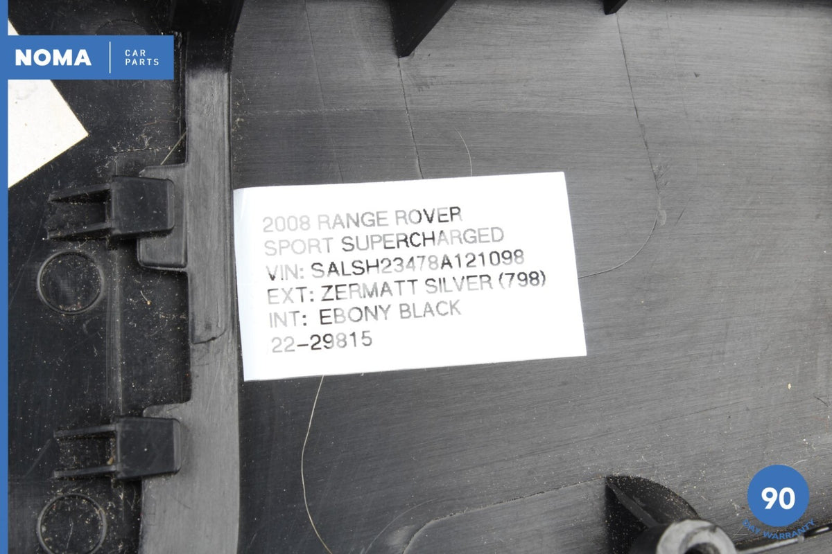 06-09 Range Rover Sport L320 Front Right Side Seat Cover Panel Trim OEM - photo 19