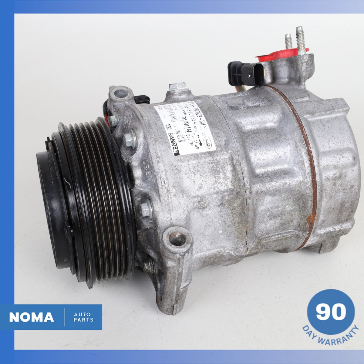 10-23 Jaguar X351 XJ LR4 A/C AC Air Conditioning Compressor Clutch OEM 28k - photo 8