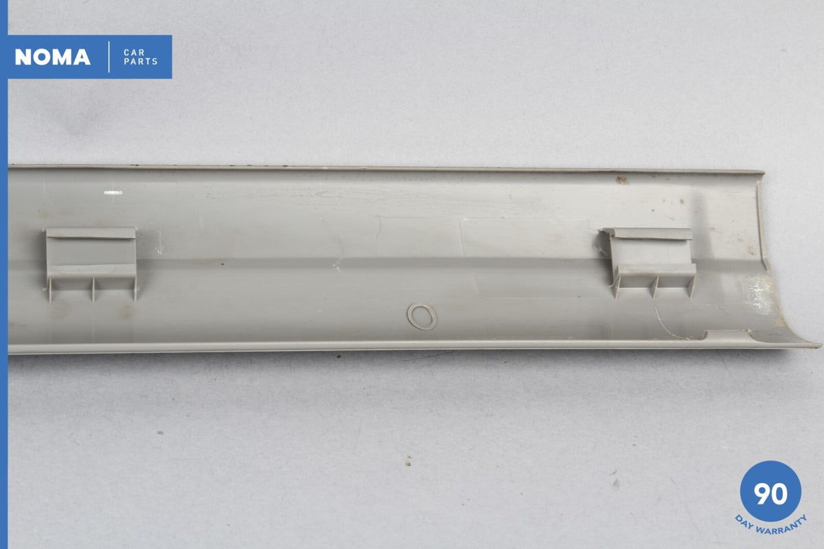 04-10 BMW 530i E60 E61 Front Right Passenger Side Door Sill Scuff Trim Grey OEM - photo 6