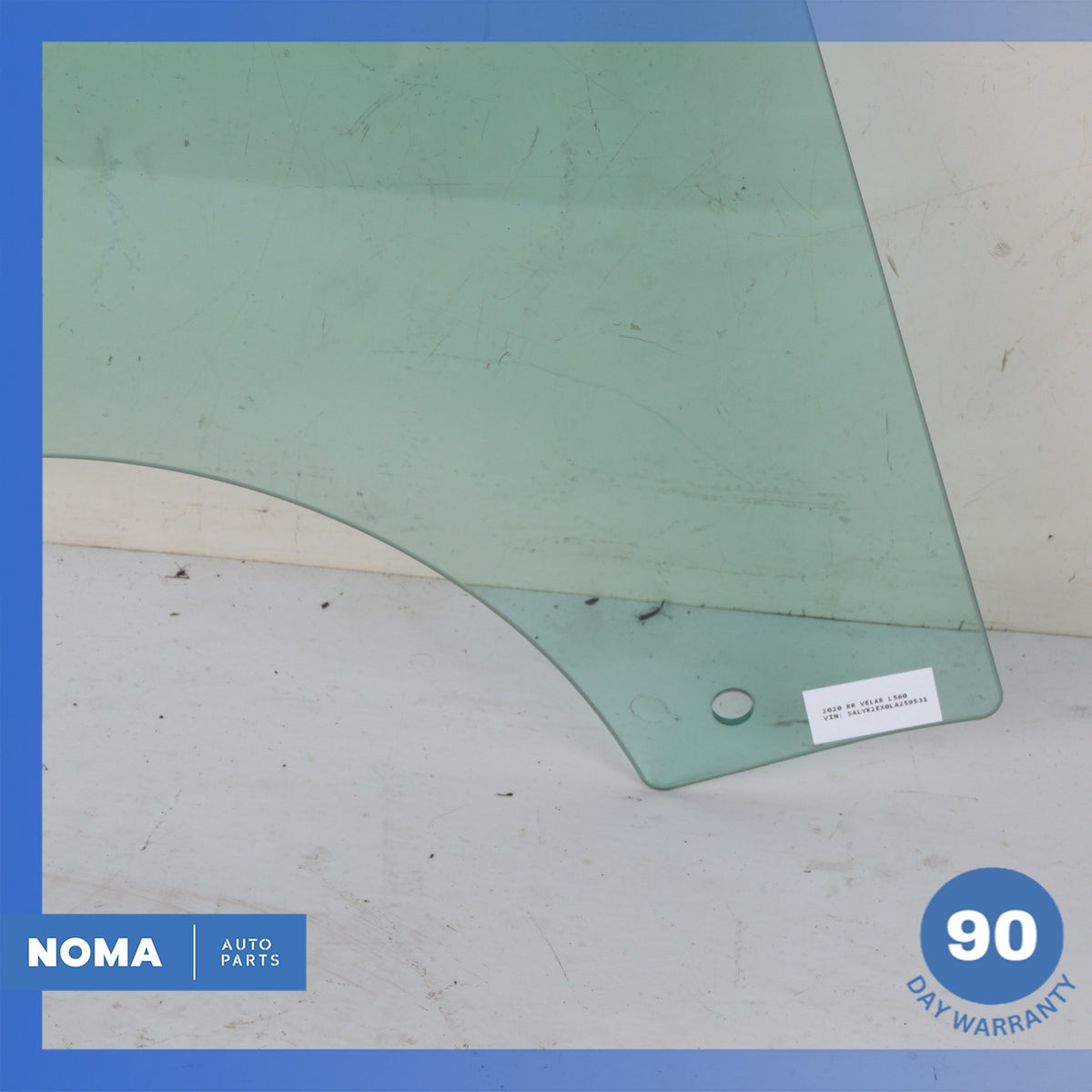 18-23 Range Rover L560 Velar Front Right Passenger Side Door Window Glass OEM - photo 9