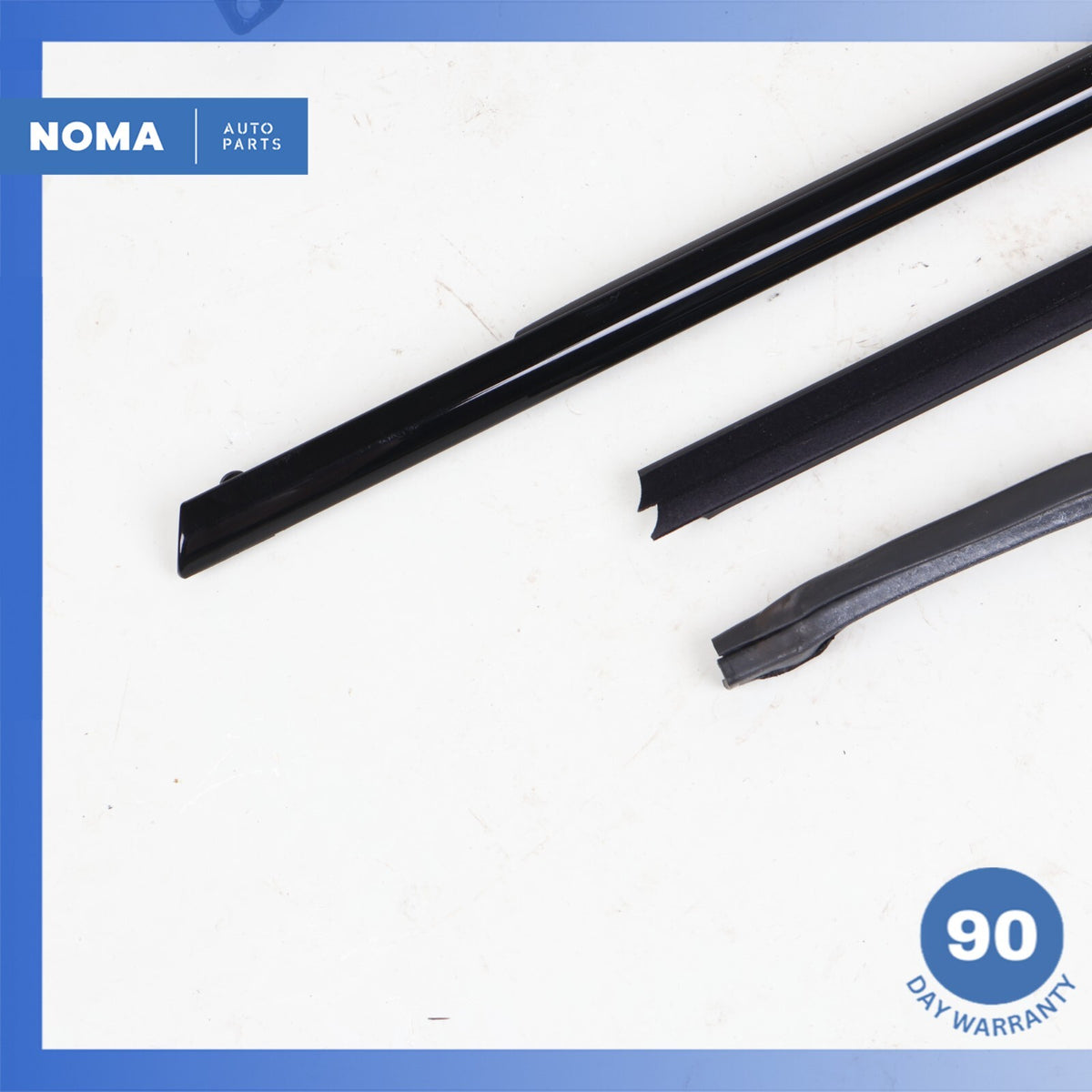 12-19 LR Range Rover Evoque L538 Rear Right Outer Door Window Molding Set OEM - photo 8