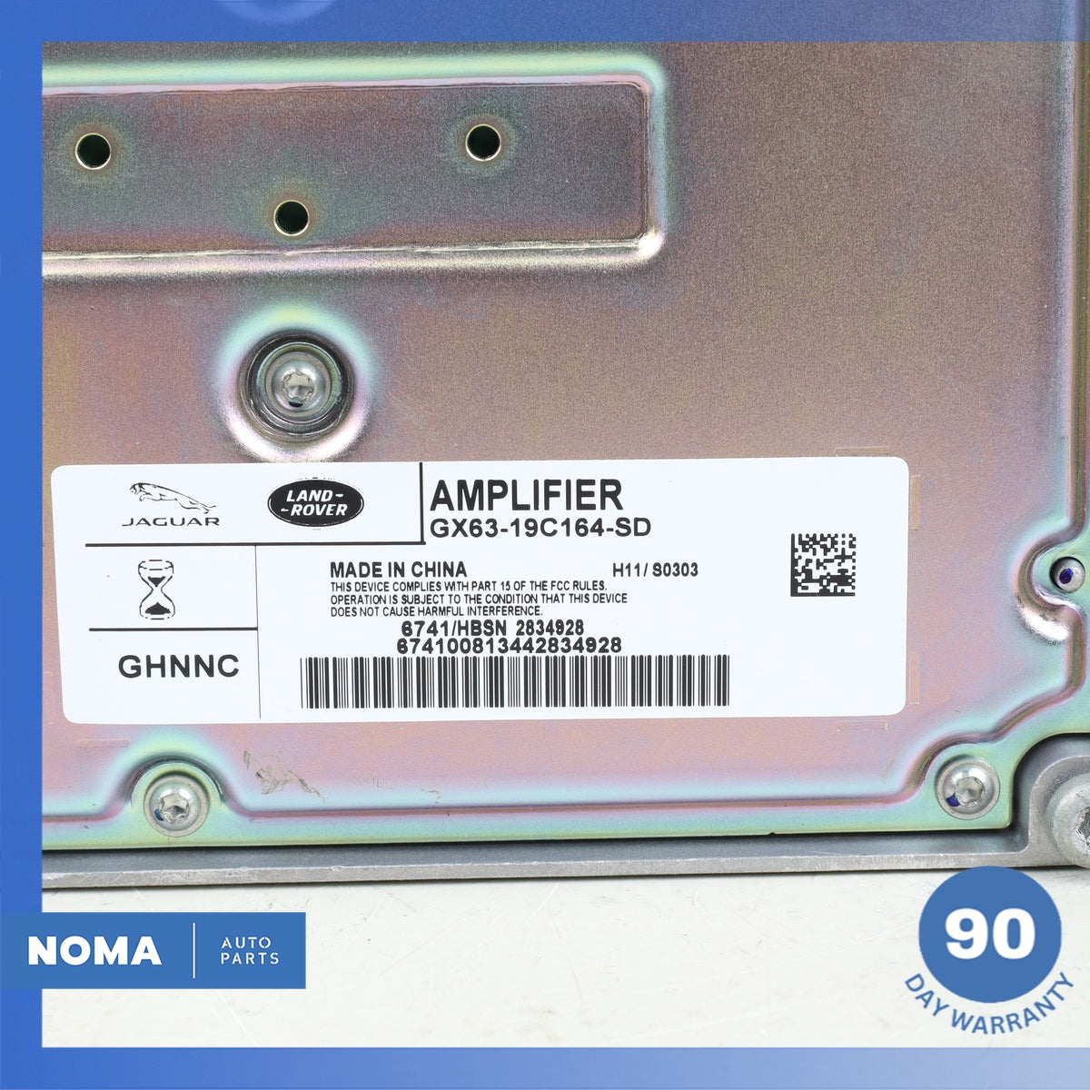 16-17 Jaguar X260 XF F-Type 380W Meridian Stereo Audio Amplifier T2H13899 OEM - photo 9