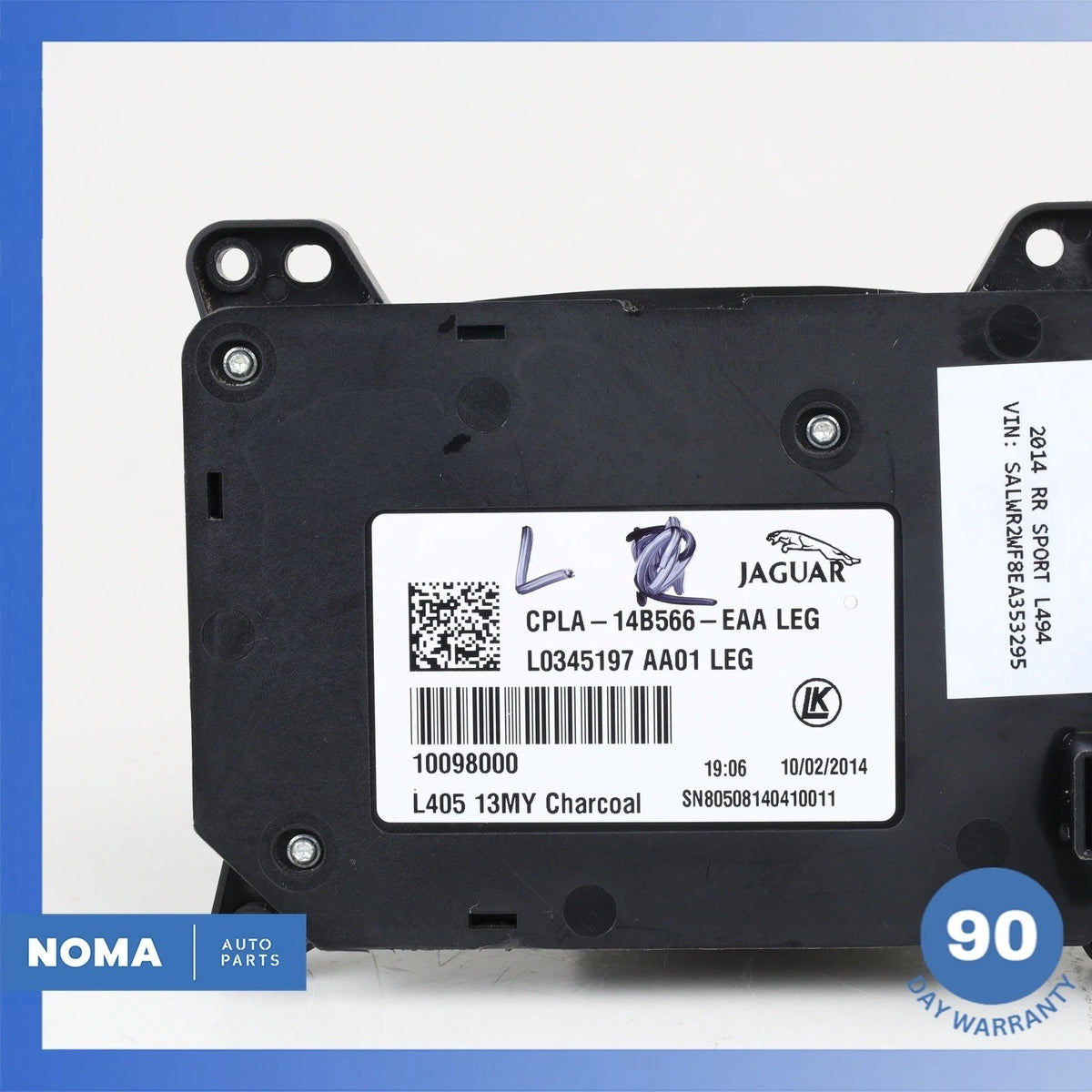 13-15 Range Rover Sport L494 Front Left Side Seat Control Adjustment Switch OEM - photo 7