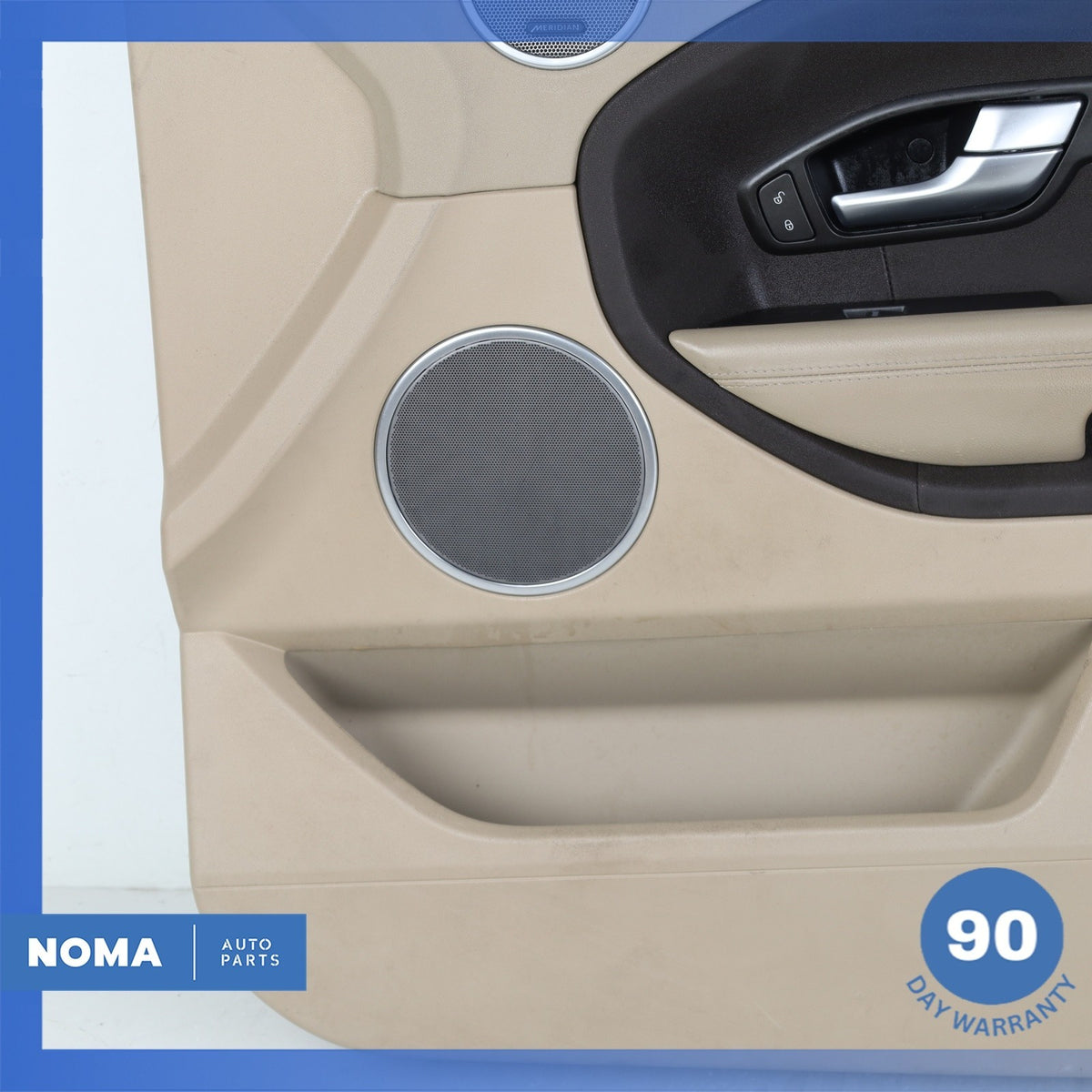 12-19 Range Rover Evoque L538 2DR Front Right Door Trim Panel Assembly Beige OEM - photo 5