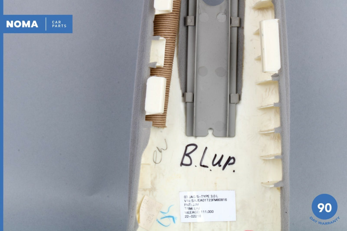 03-04 Jaguar S-Type X202 Left Driver Side B Pillar Upper Cover Trim LHJ OEM - photo 7