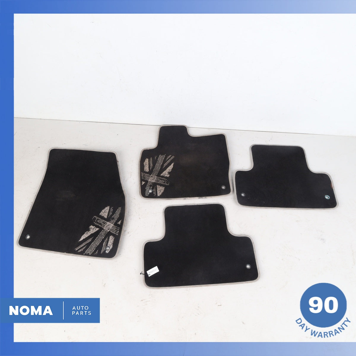 15-19 Range Rover Evoque L538 Front & Rear Floor Carpet Mat Set Monochrome OEM - photo 1