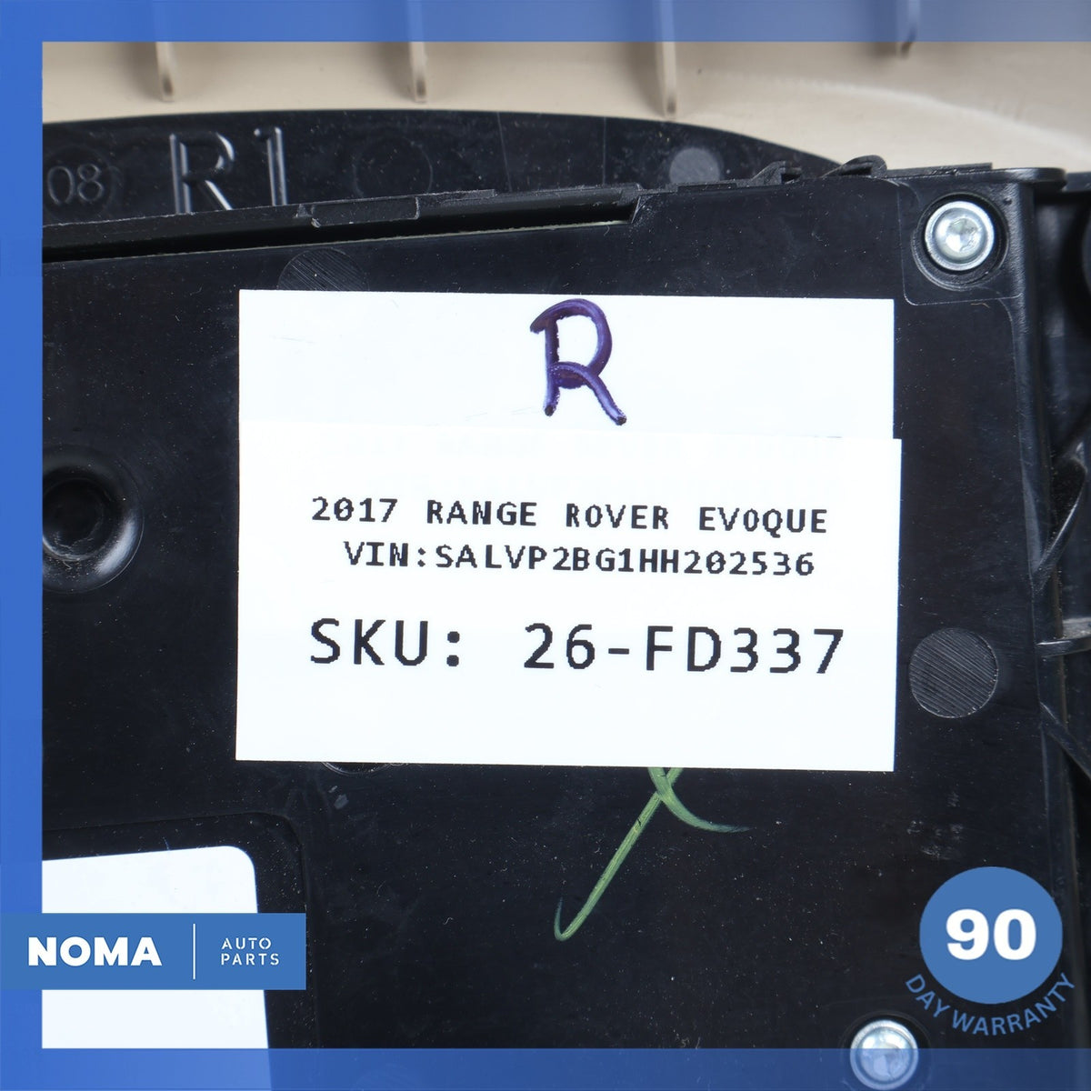16-19 Range Rover Evoque L538 Front Right Side Seat Memory Switch w/ Trim OEM - photo 13