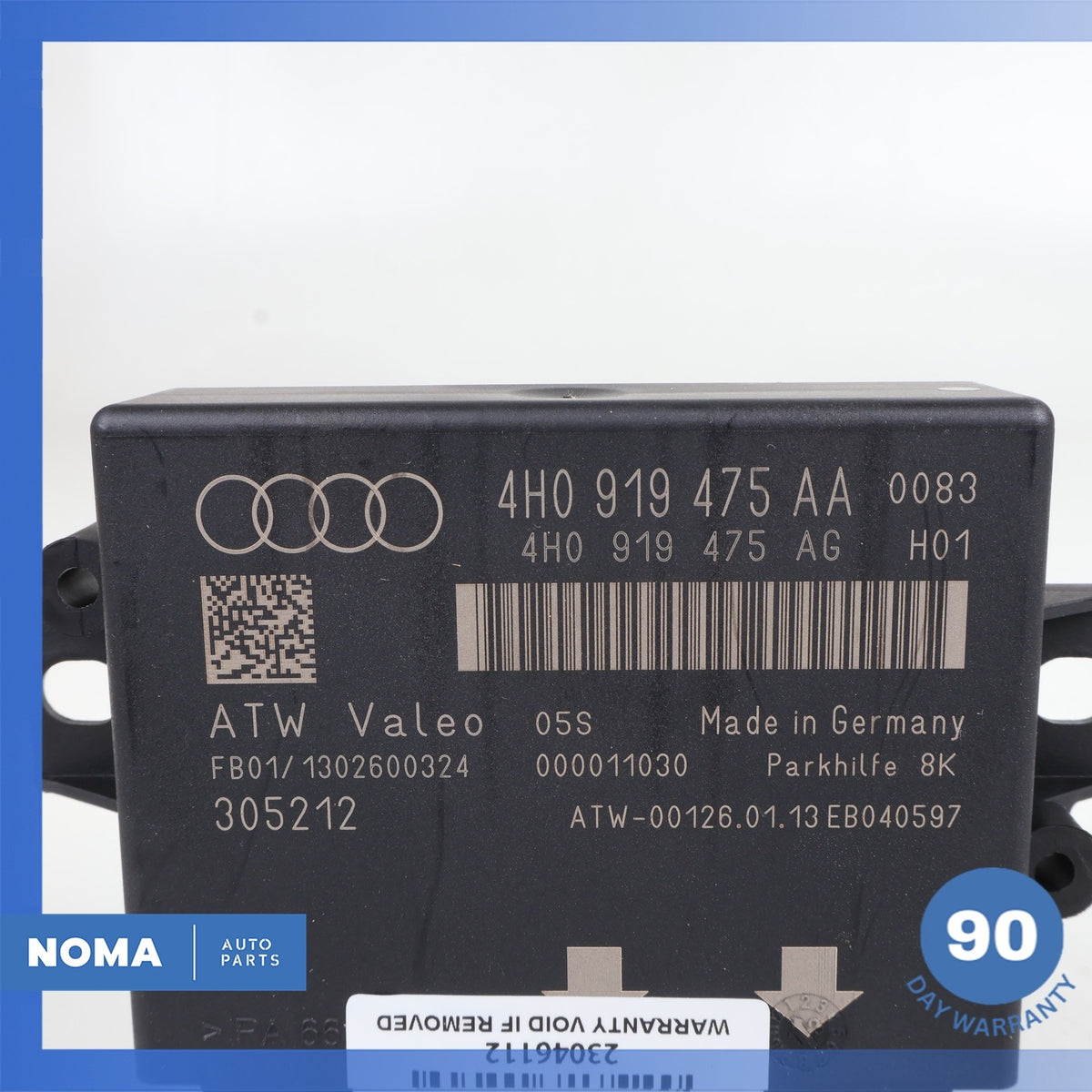 2014 Audi D4 A8 Parktronic Parking Aid Assist Control Module 4H0919475AA OEM - photo 6