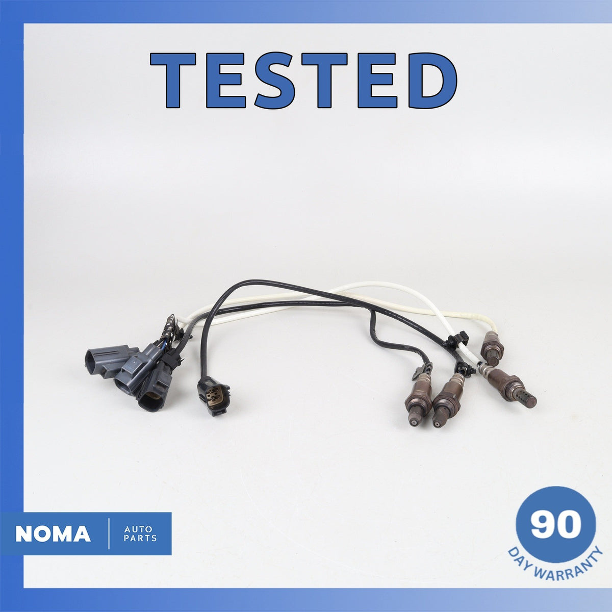 10-15 Jaguar X250 XF XK XFR Oxygen Lambda Sensor Set of 4 9W839G444AA OEM - photo 1