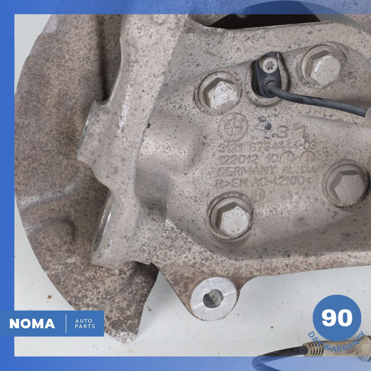 06-16 BMW E92 328i 128i Z4 RWD Front Right Spindle Knuckle Hub w/ Shield OEM 75k - photo 11