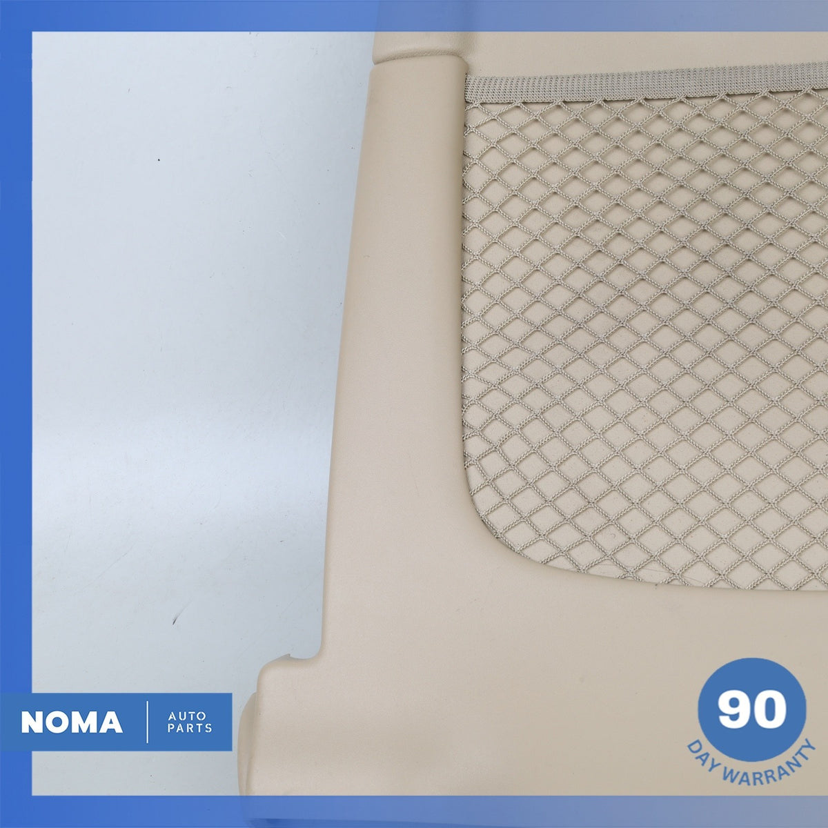Jaguar X250 XF XFR Front Right Passenger Side Seat Back Cover Panel Beige OEM - photo 4