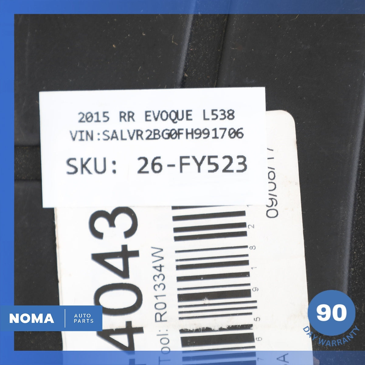 12-19 Range Rover Evoque Front & Rear Floor Rubber Mat Set of 4 Weather Tech - photo 24