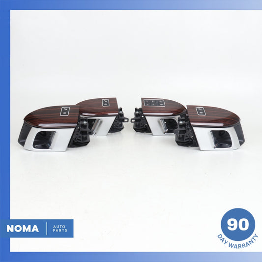 13-17 Range Rover L405 L494 Interior Door Panel Door Handles Set Wood OEM - photo 1