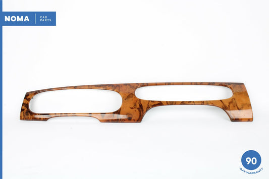 04-09 Jaguar XJ8 VDP X350 X358 Dashboard Instrument Cluster Bezel Trim Wood OEM - photo 1
