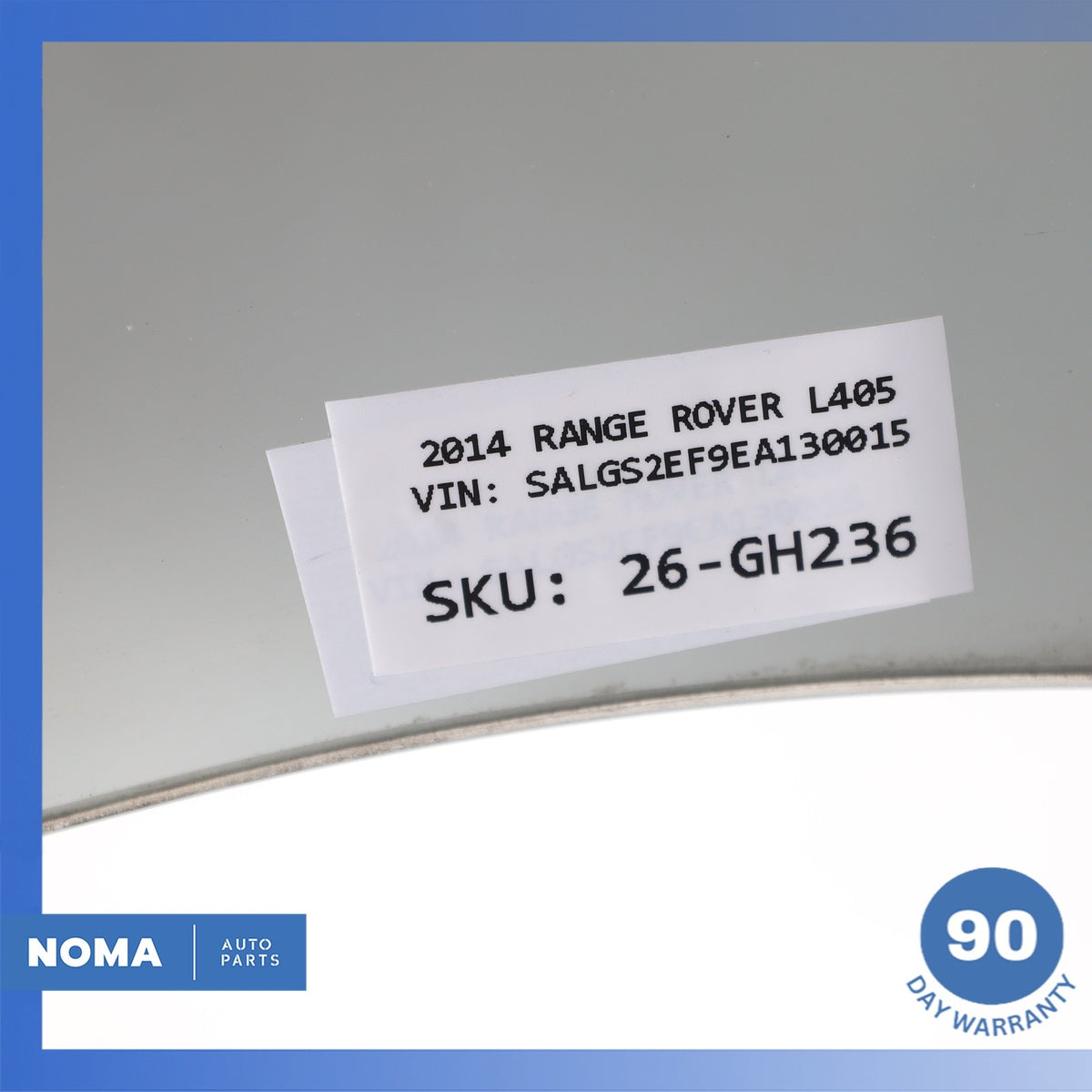 13-22 Land Rover Range Rover L405 Rear Right Side Door Window Glass OEM - photo 13