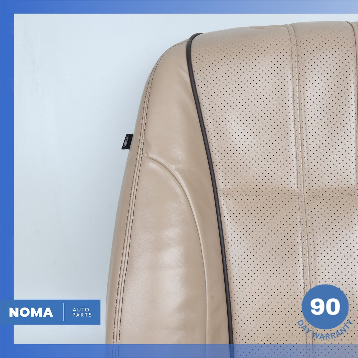 10-19 Jaguar X351 XJL XJR Front Right Side Top Upper Seat Cushion Beige OEM - photo 7