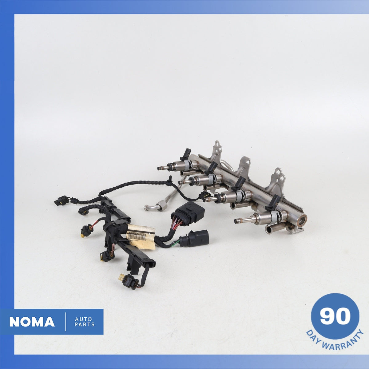 10-18 Audi 8U Q3 Q5 A4 A5 TT 2.0L Fuel Gas Rail w/ Injectors 06J133317M OEM - photo 14