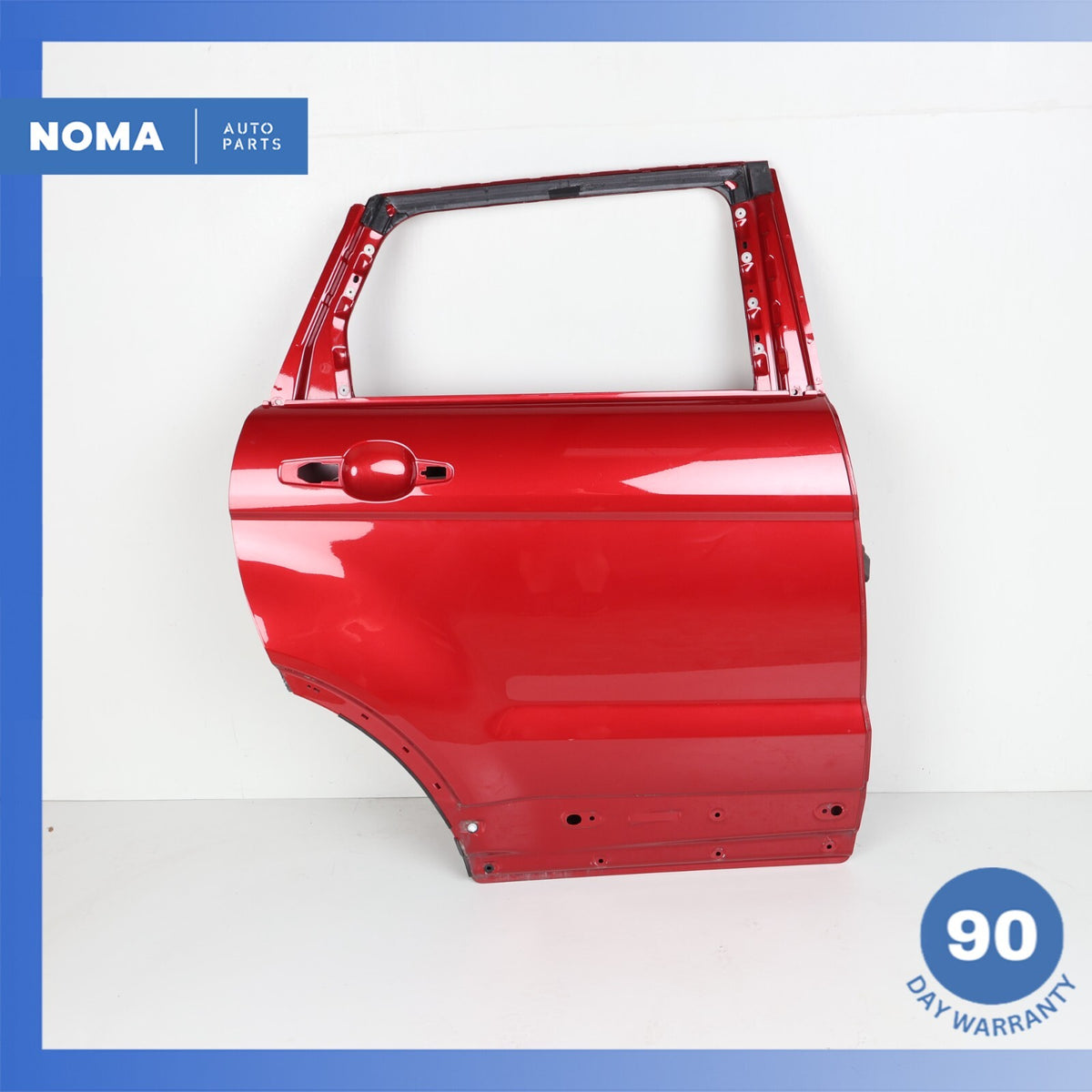 12-19 LR Range Rover Evoque L538 4DR Rear Right Side Door Panel Shell Red OEM - photo 1