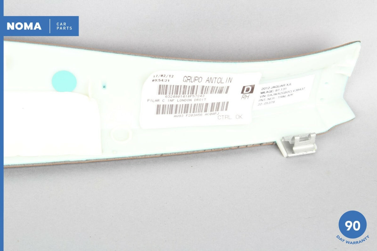 12-13 Jaguar XJL XJ X351 Rear Right  Passenger Side Lower C Pillar Trim APF OEM - photo 8