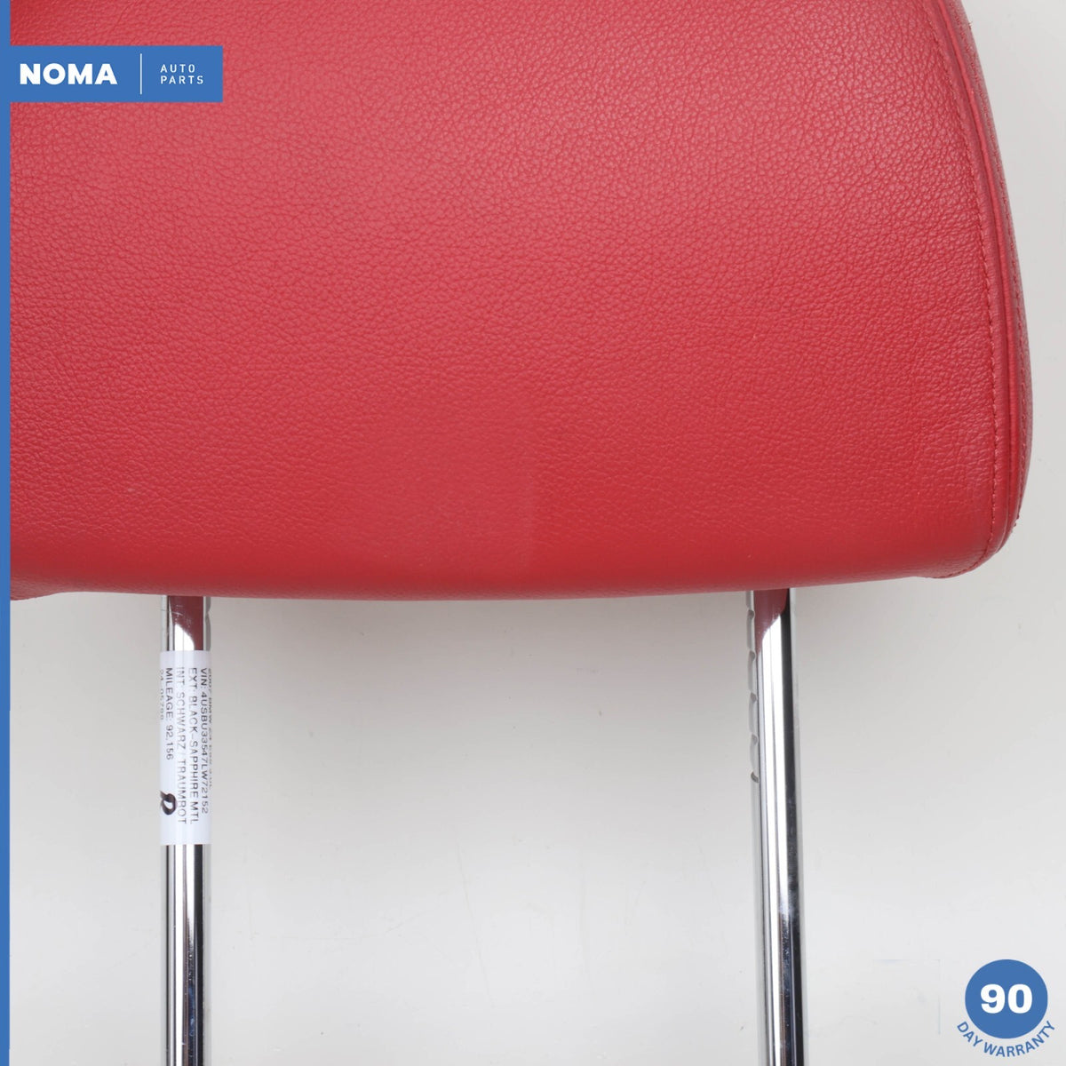 03-08 BMW E85 E86 Z4 Front Right or Left Side Headrest Head Rest Red OEM - photo 6