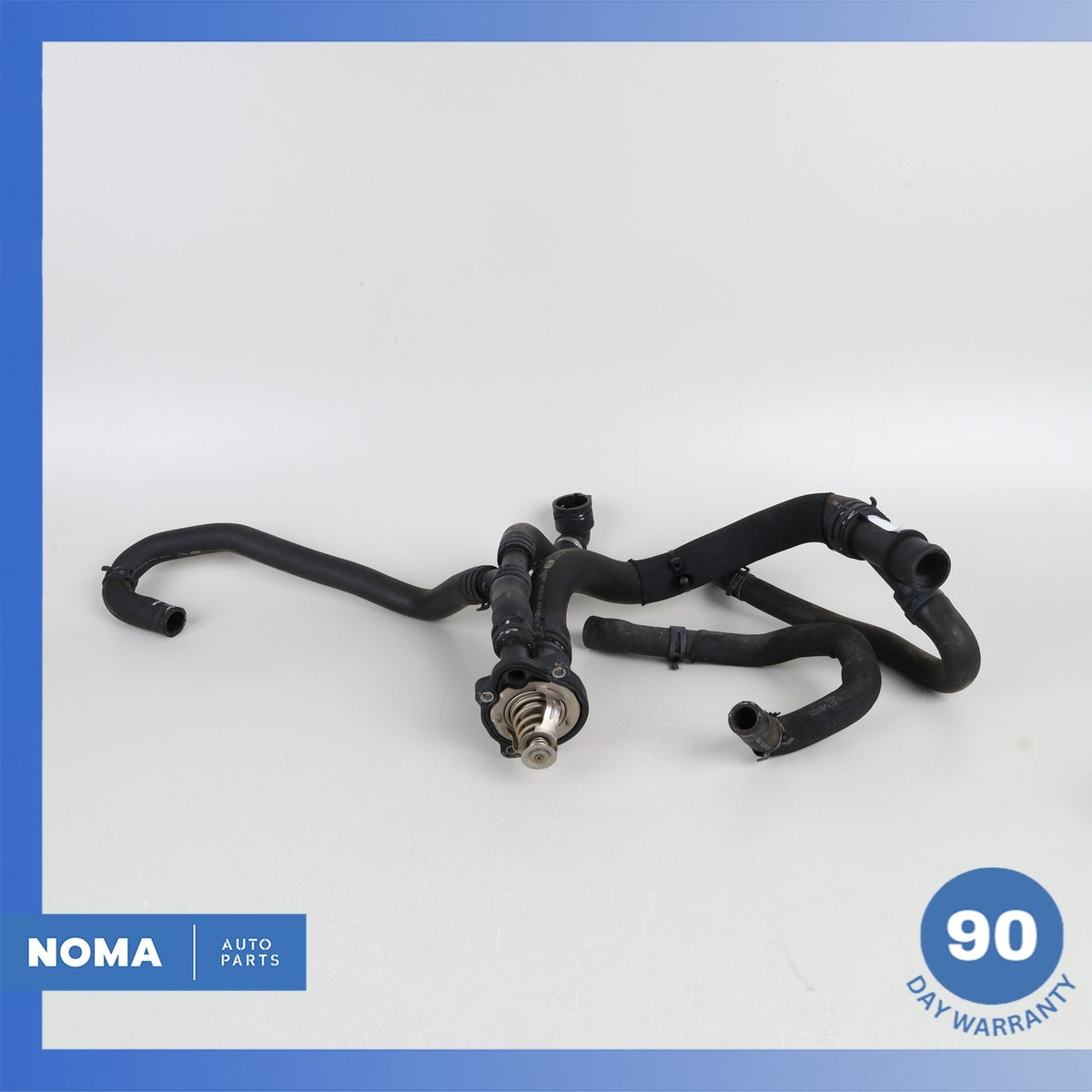 17-20 Jaguar X760 XE XF 2.0L Engine Motor Cooling Hose w/ Thermostat Set OEM - photo 1
