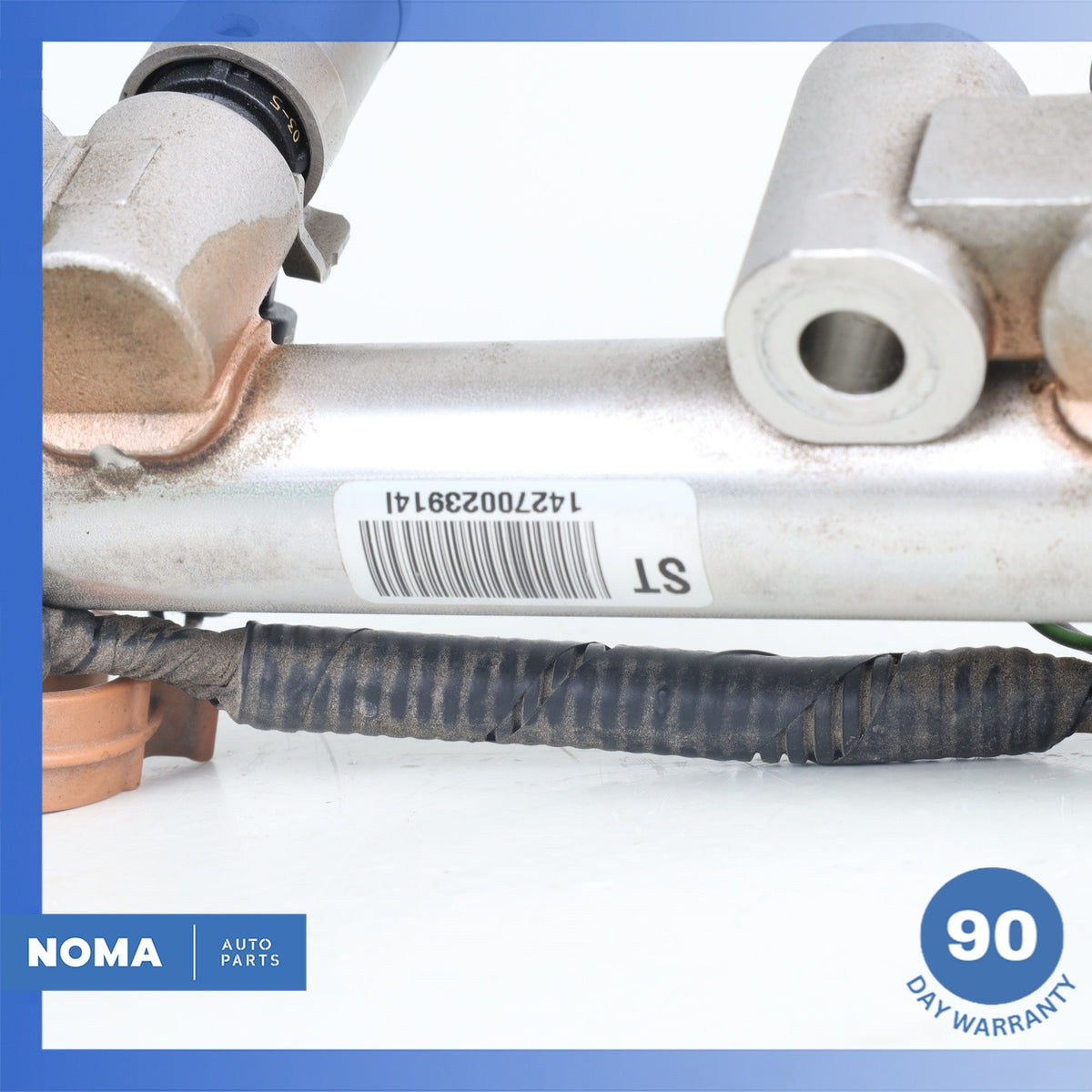 12-17 Jaguar X250 XF XE Evoque L538 2.0 Fuel Injector Rail w/ Injectors OEM 74k - photo 17