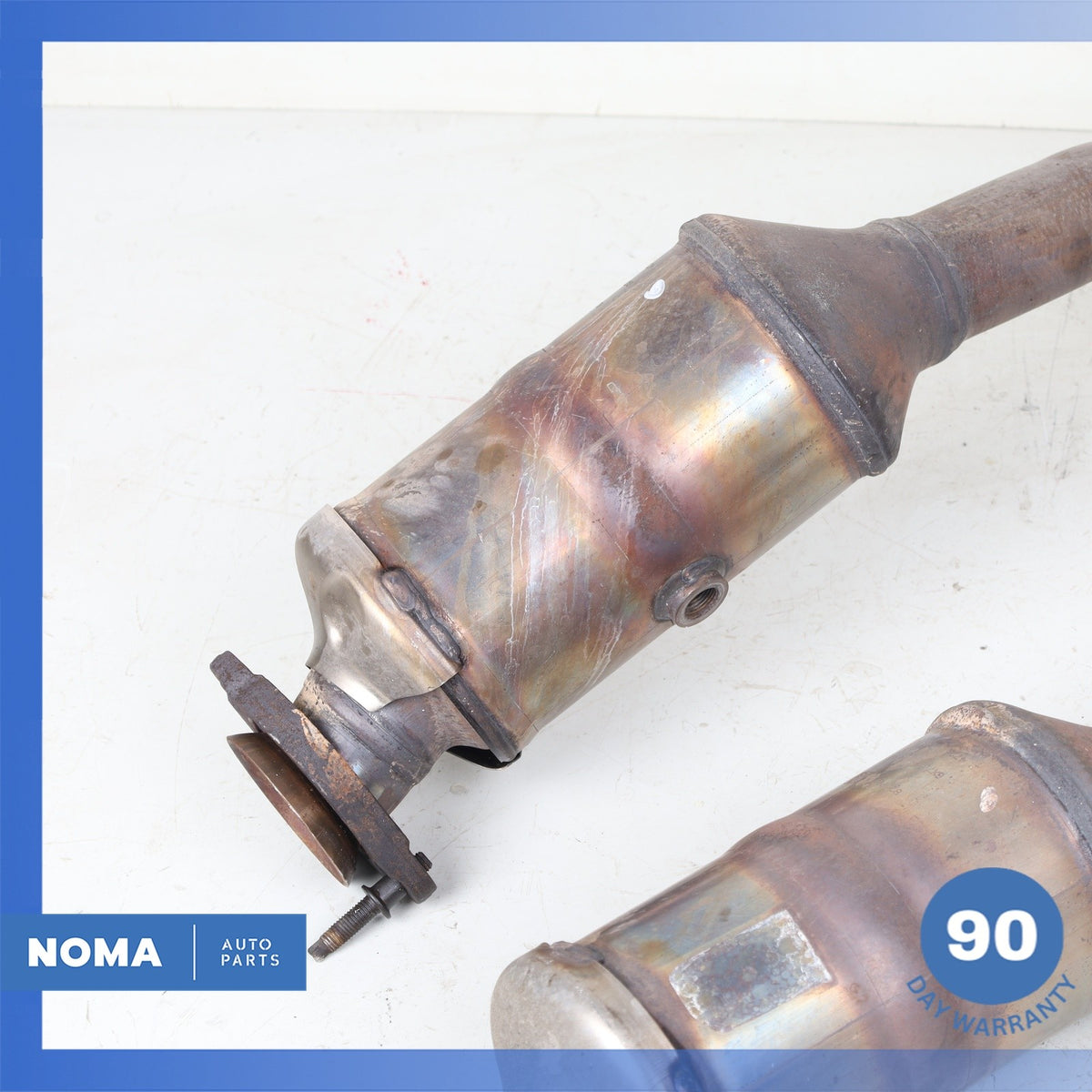 16-20 Jaguar X760 XE RWD 3.0L Left & Right Side Exhaust Downpipe Set OEM 61k - photo 5