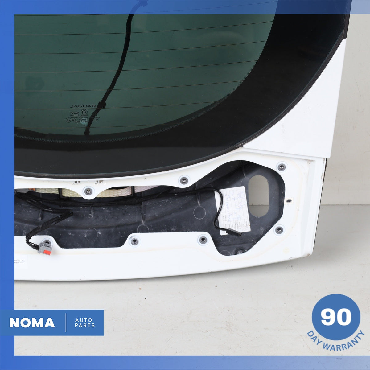 15-20 Jaguar X152 F-Type Coupe Rear Trunk Lid Hatch Shell w/ Glass White OEM - photo 9