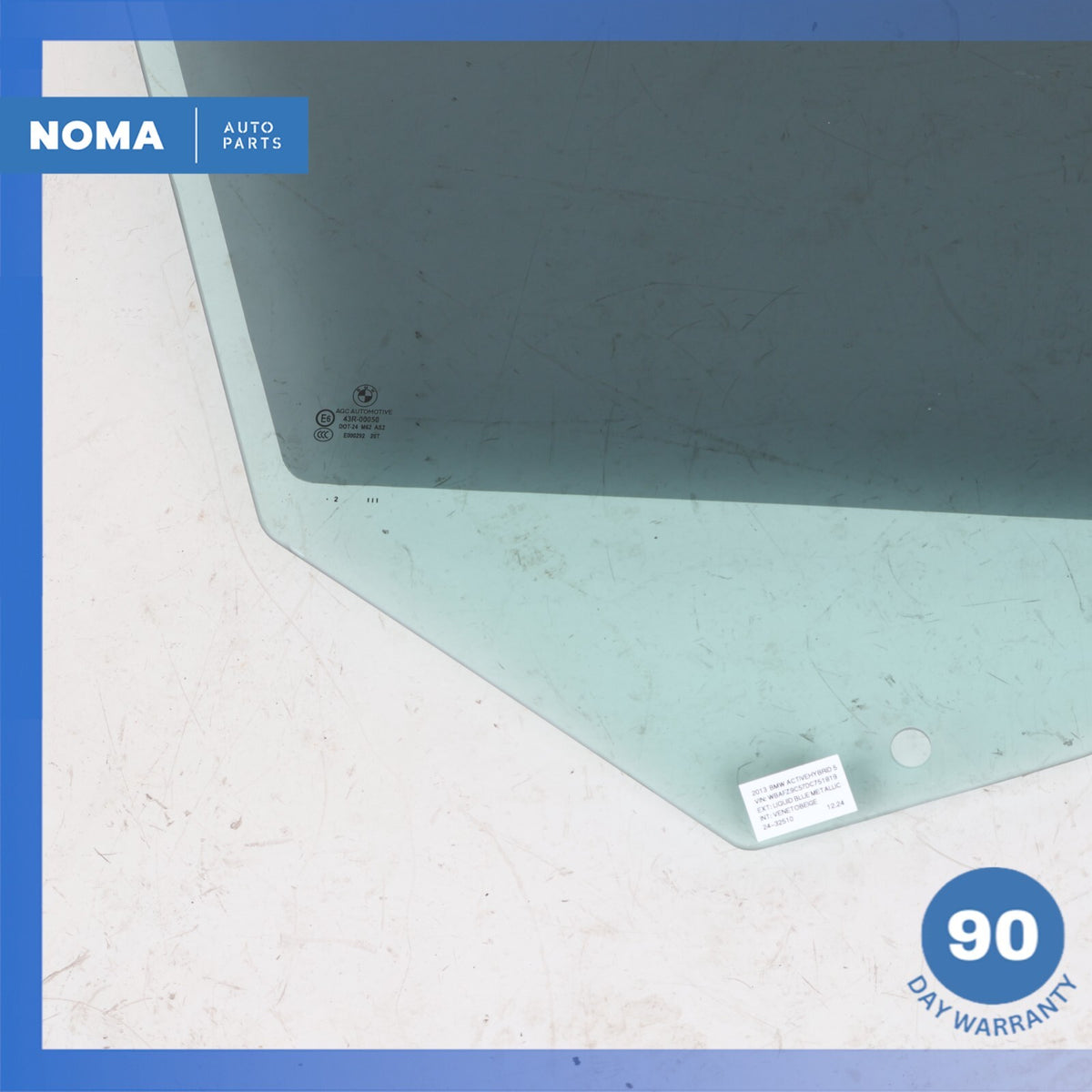 11-16 BMW F10 ActiveHybrid 5 535i 528i Front Right Side Door Window Glass OEM - photo 6