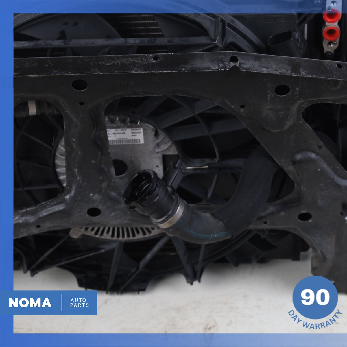 03-08 BMW E85 E86 Z4 Engine Motor Radiator Support Frame Assembly w/ Fan OEM - photo 19