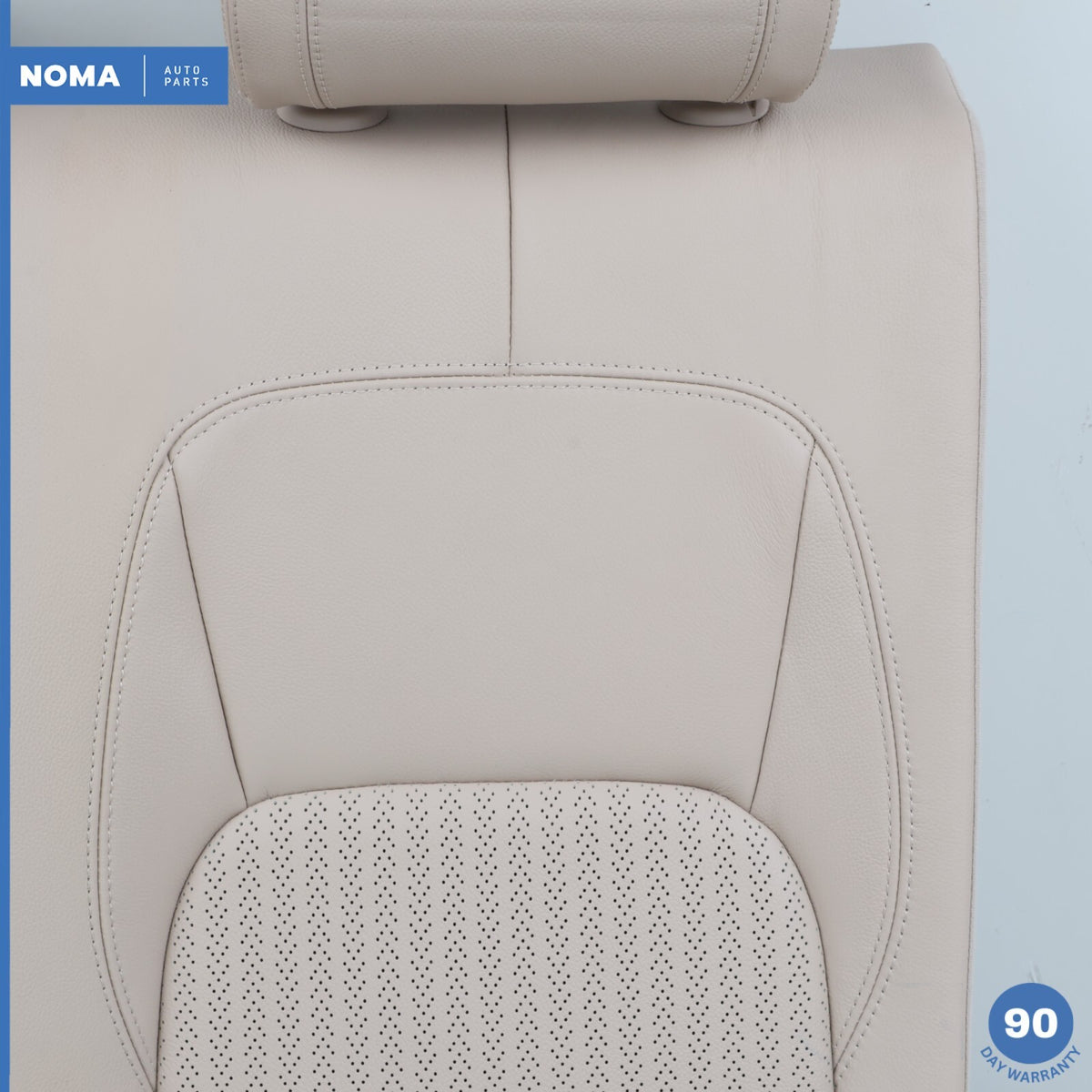 16-20 Jaguar X260 XF Rear Left & Right Upper Seat Cushion Set Beige OEM - photo 3