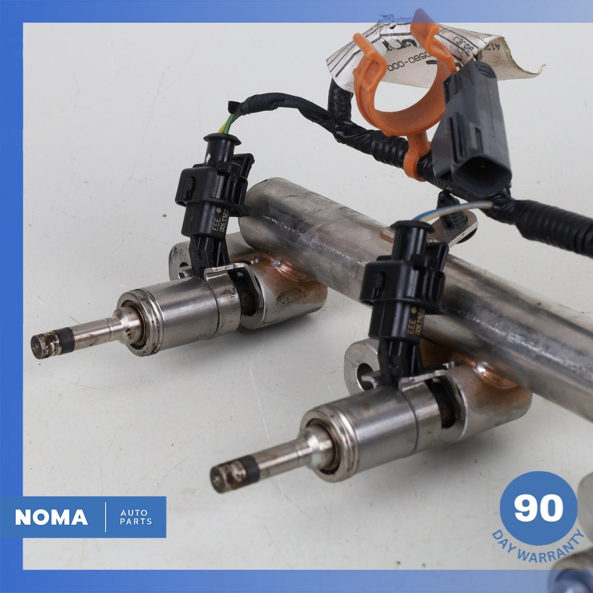 12-17 Jaguar X760 XE XF Evoque L538 2.0 Fuel Injector Rail w/ Injectors OEM - photo 5