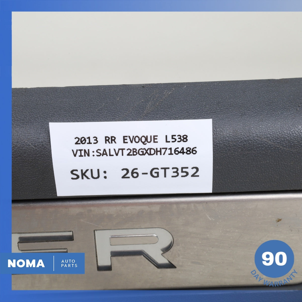 12-19 Range Rover Evoque L538 4DR Front Door Step Sill Scuff Plate Set OEM - photo 17