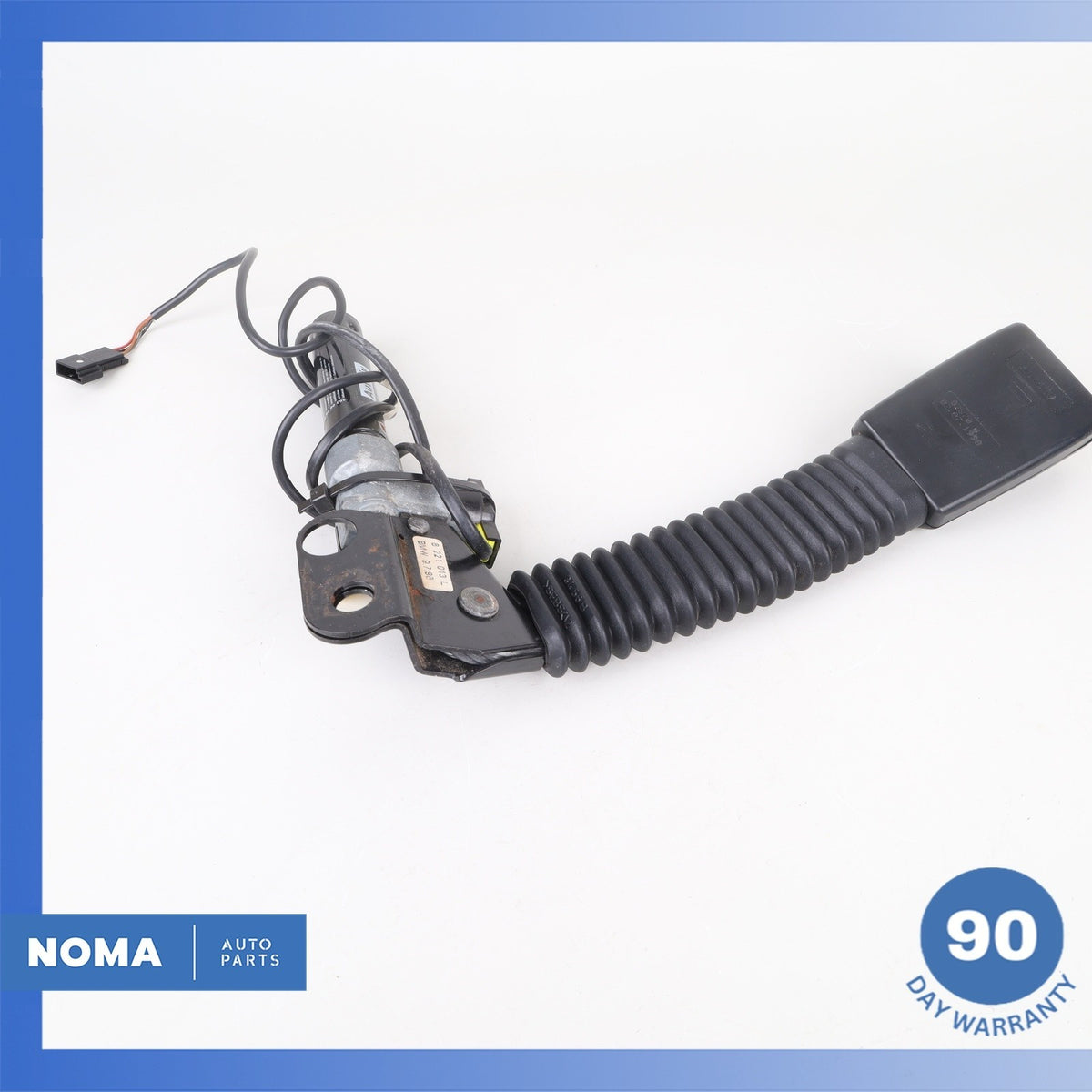 96-02 BMW E36 Z3 Front Left Driver Side Seatbelt Seat Belt Buckle Black OEM - photo 7