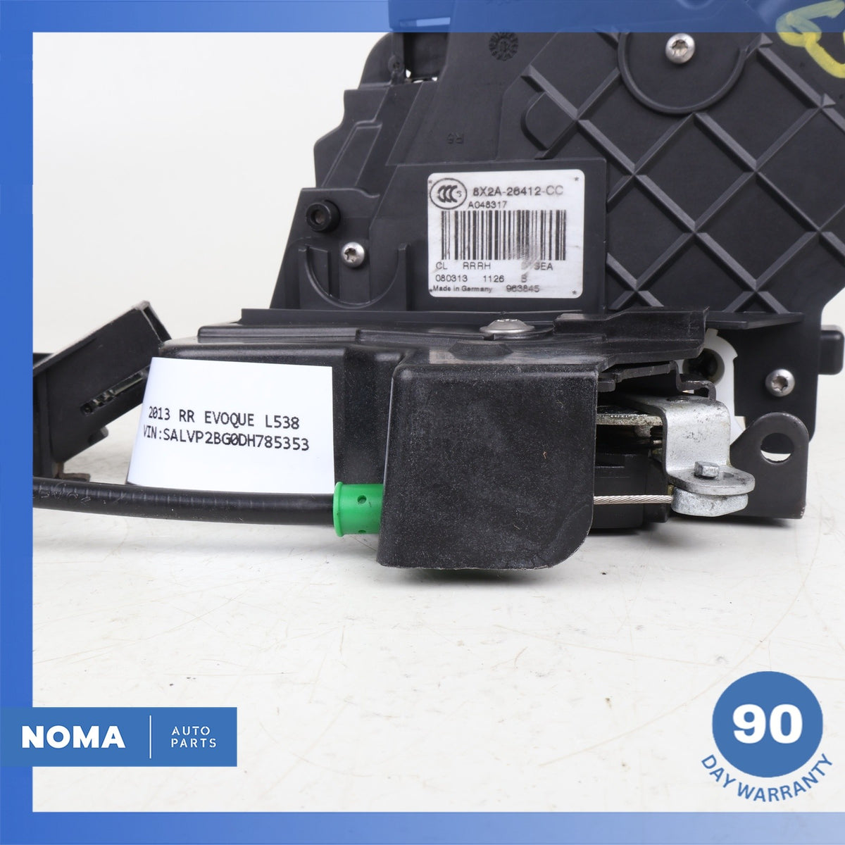 12-19 Range Rover Evoque L538 Rear Right Side Door Latch Lock w/ Bracket OEM - photo 3