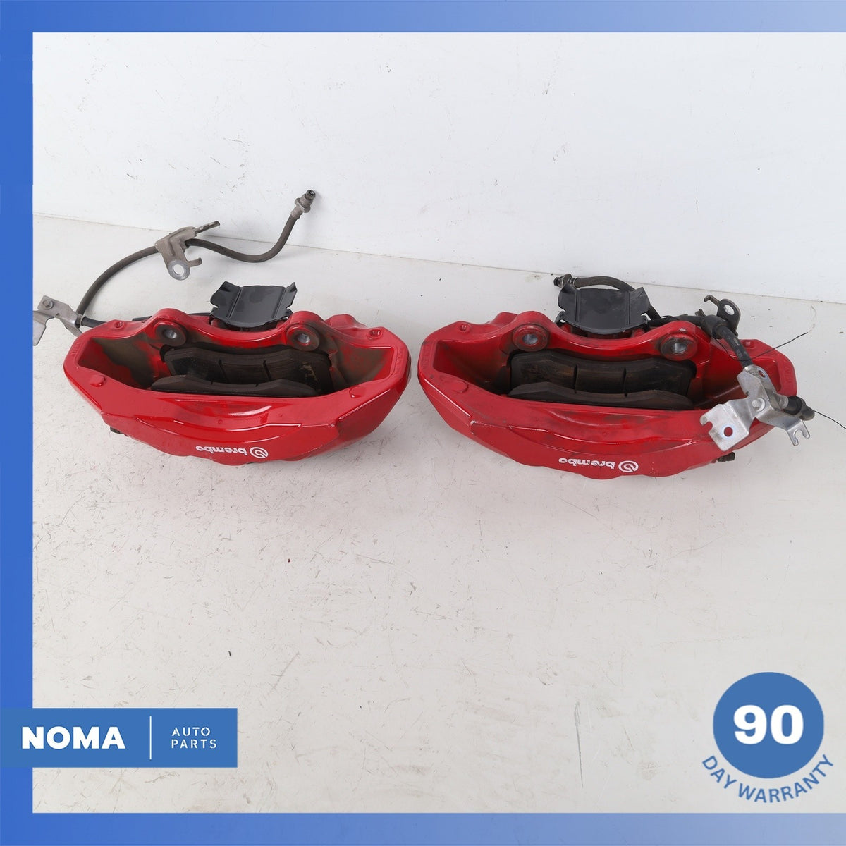 14-19 LR Range Rover Sport L494 Front Left & Right Brake Caliper Set BREMBO OEM - photo 18