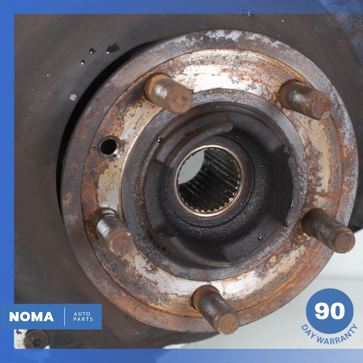 14-17 LR Range Rover L494 L405 Rear Left Spindle Knuckle hub w/ Shield OEM - photo 6
