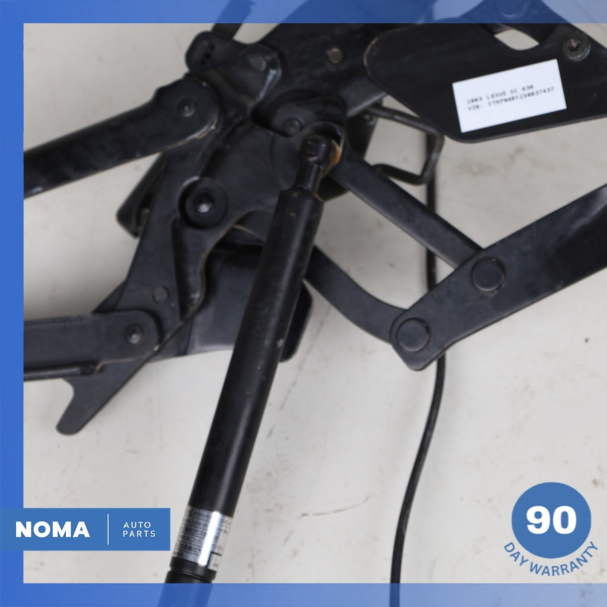 02-10 Lexus Z40 SC430 Convertible Left Driver Side Upper Roof Top Lid Hinge OEM - photo 15
