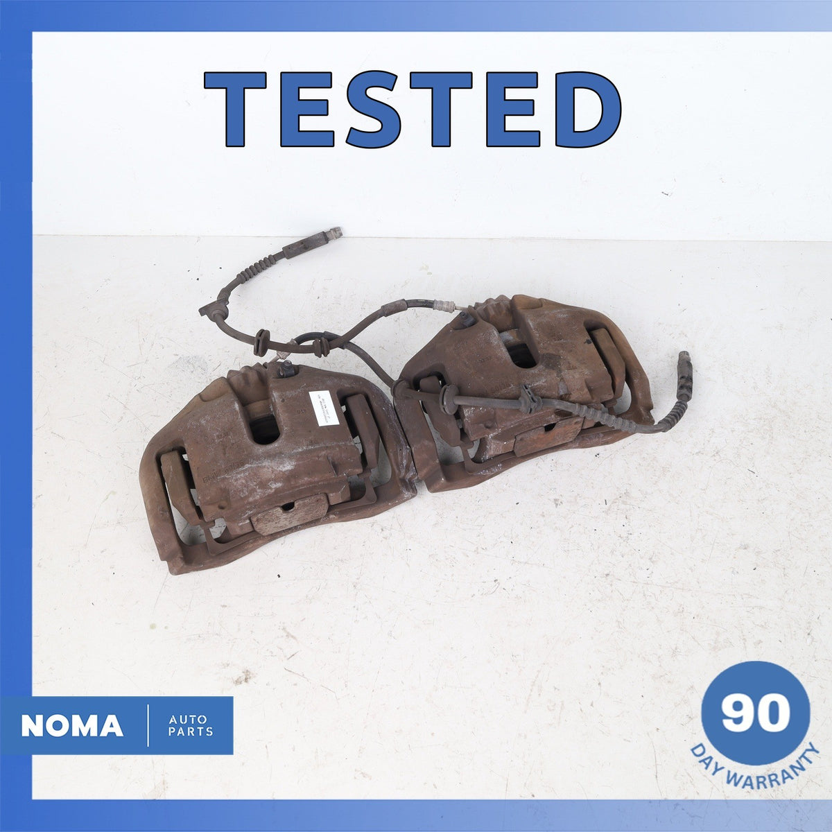 09-17 BMW F07 535i GT 750i 650i Front Left & Right Brake Calipers Set of 2 OEM - photo 1